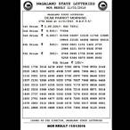 nagaland state lottery old result 2021